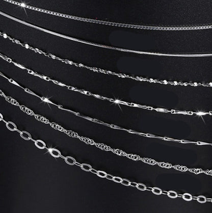 Silver Chain Necklaces