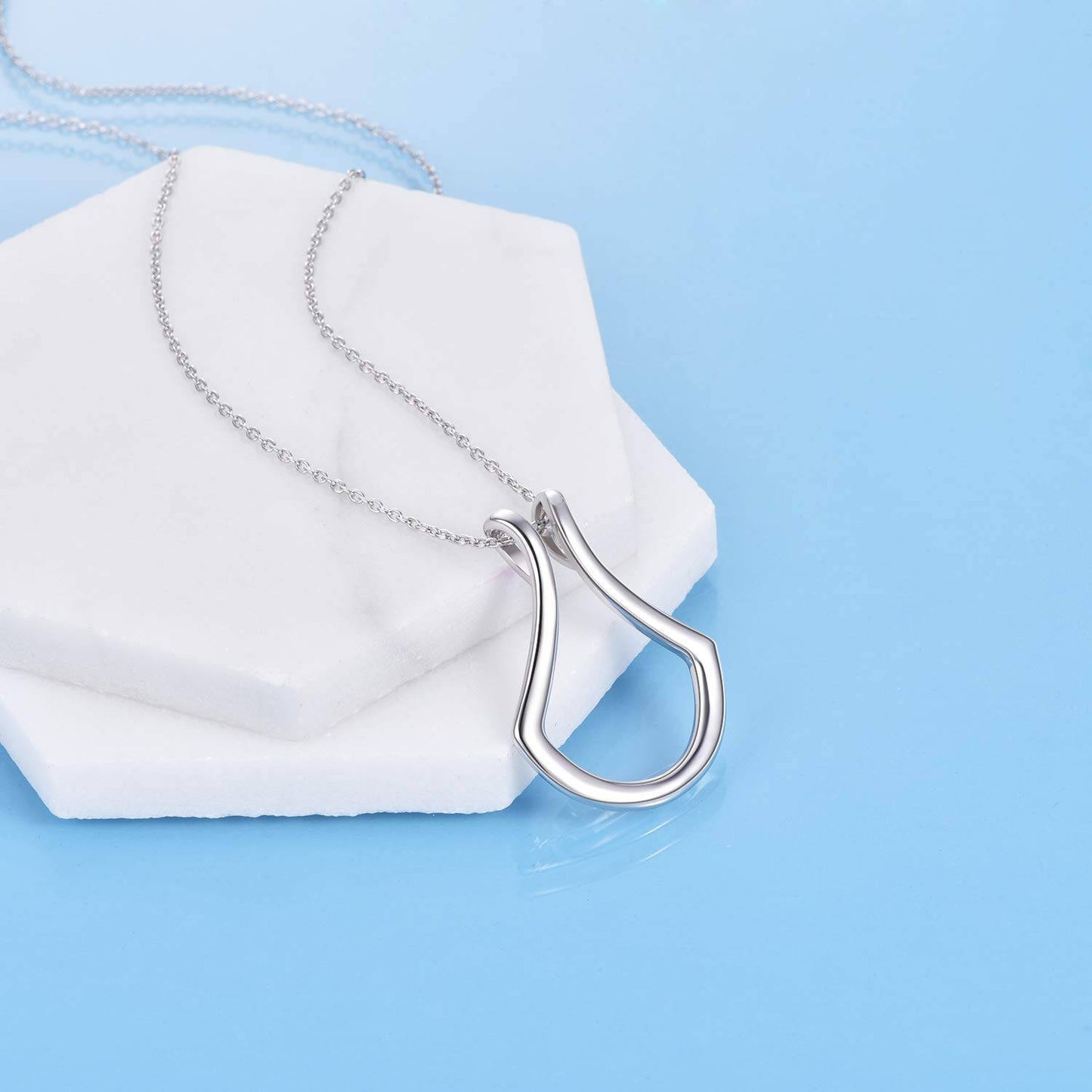 Drop Ring Holder Necklace