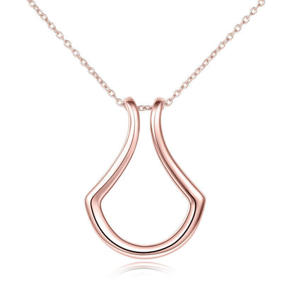 Drop Ring Holder Necklace