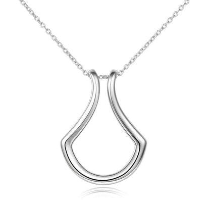 Drop Ring Holder Necklace