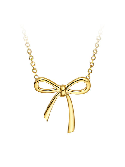 Dainty Bow Necklace