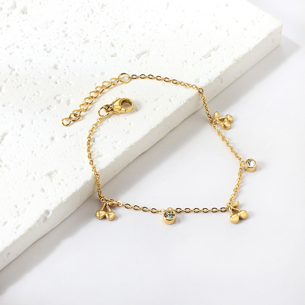 Gold Charm Bracelet