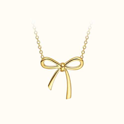 Dainty Bow Necklace